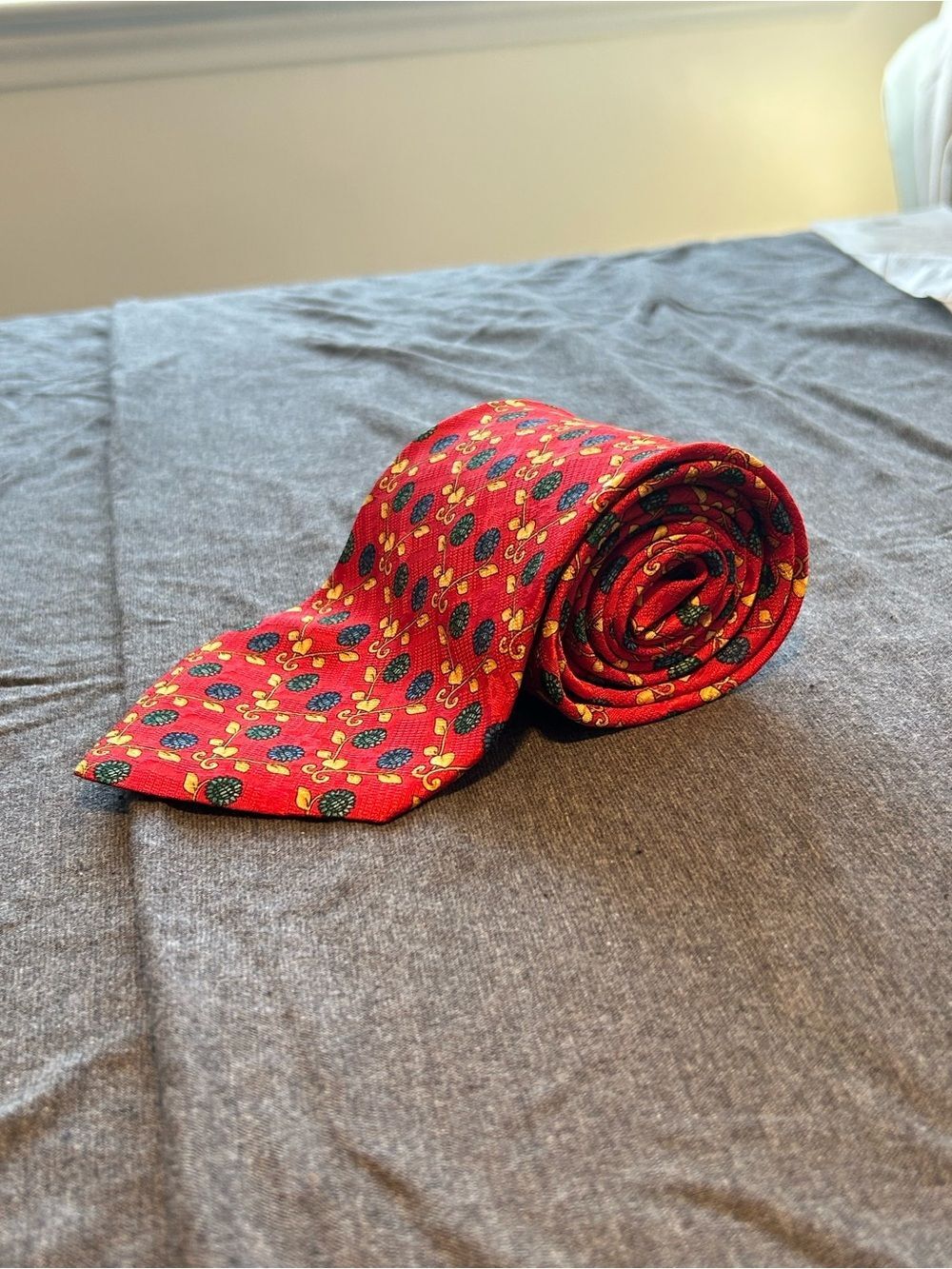 Vintage Luciano Gatti Red Men's Tie - Made in Italy